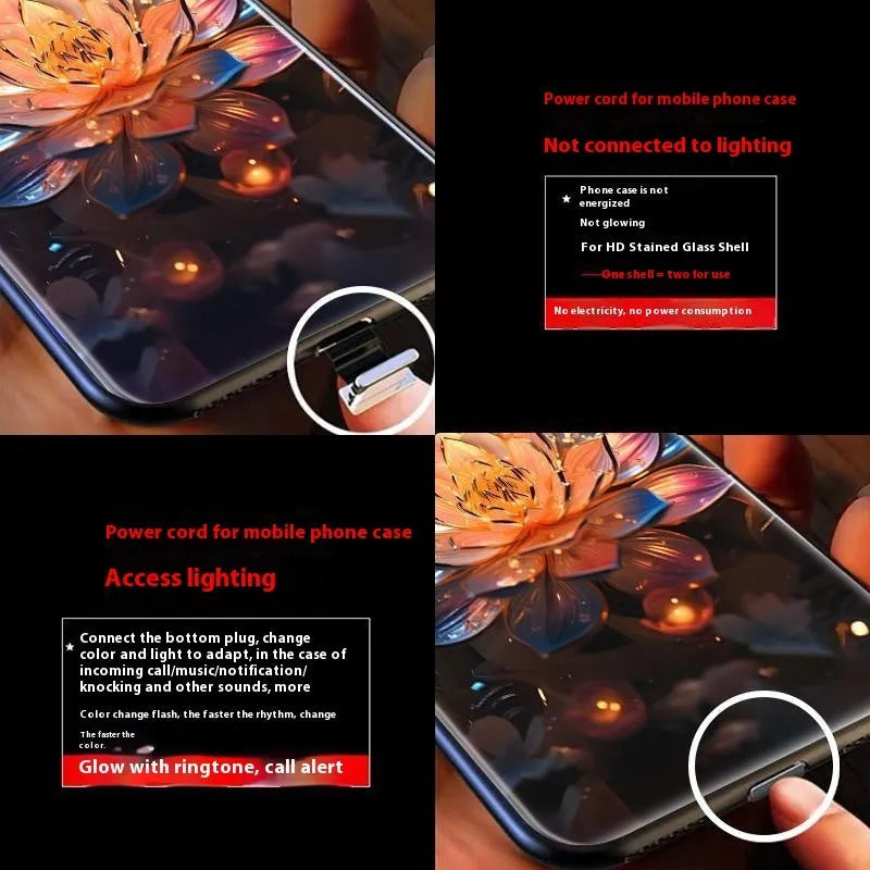 Crystal Good Luck Water Lily Phone Case - Bellarte Enchanté Crystal Good Luck Water Lily Phone Case